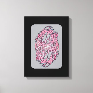 Toile Vivid Contrast: Modern Geometric Abstract Print