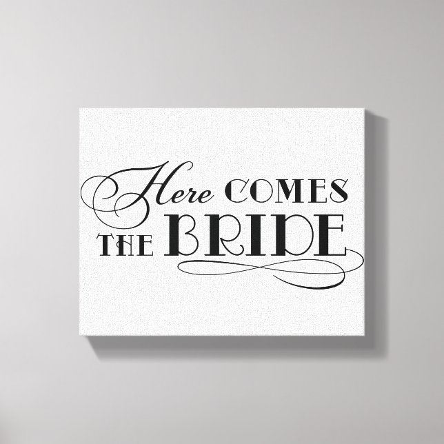 Toile Voici le signe de la cérémonie du Mariage noir Mar (Recto)