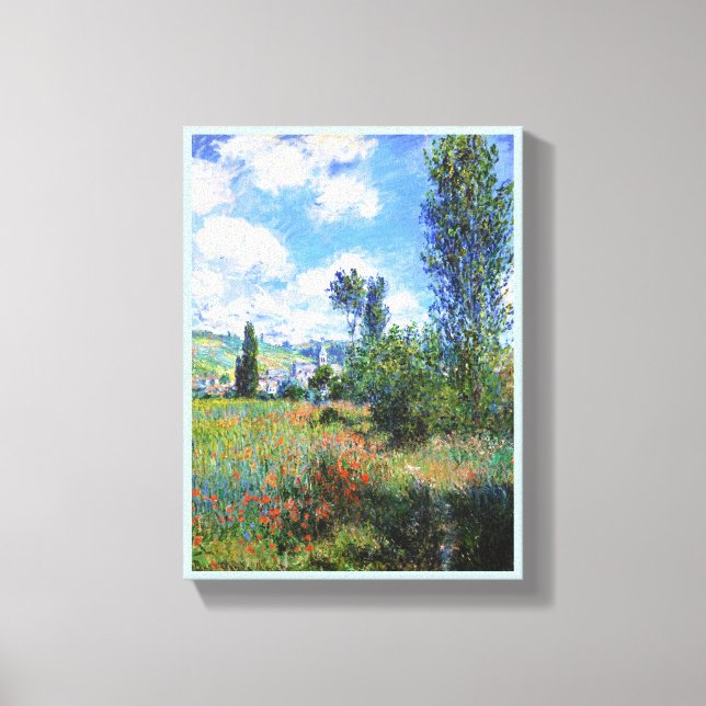 Toile Voie dans les champs de pavot Saint-Martin Claude  (Recto)