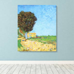 Toile Voie près d'Arles par Vincent van Gogh