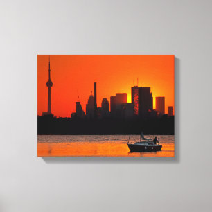 Toile Voile au coucher du soleil