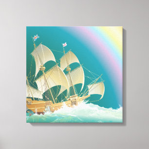 Toile Voile de la mer Arc-en-ciel