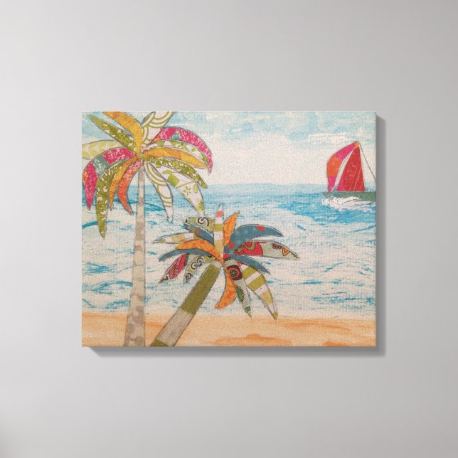 Toile Voiles rouges (Recto)