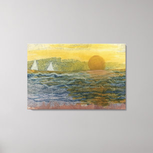 Toile Voiliers à l'Horizon