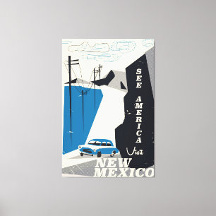 Toile Voir l'affiche voyage America - Nouveau-Mexique Vi