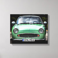 Voiture verte Nissan