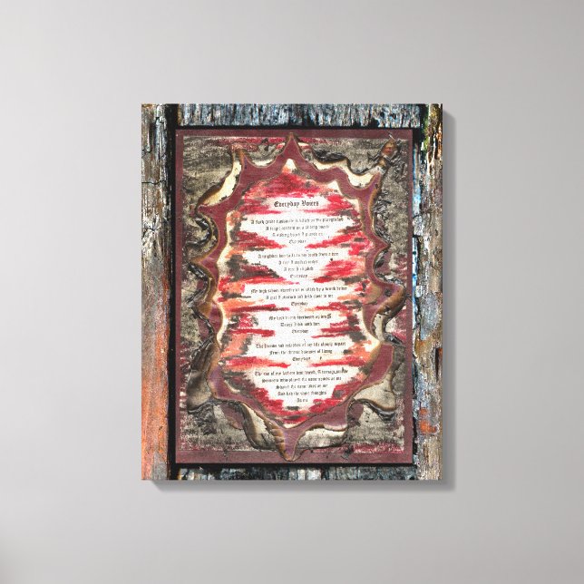 Toile Voix quotidiennes (Recto)