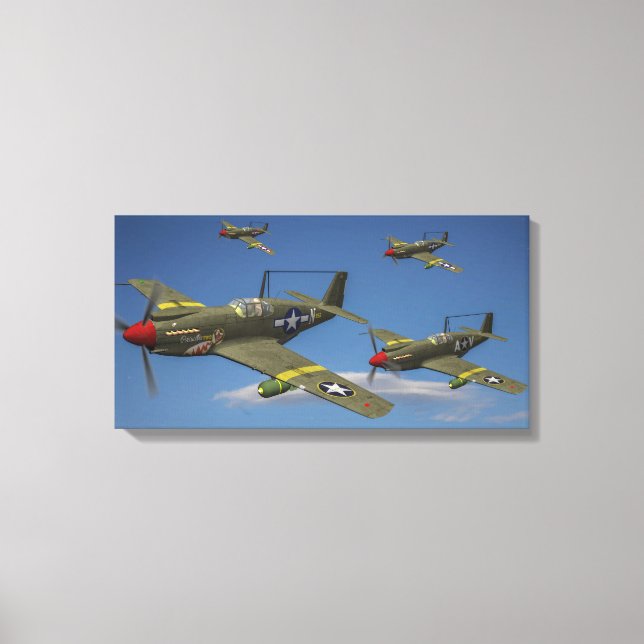 Toile Vol de A-36 Apache Dive Bombers (Recto)