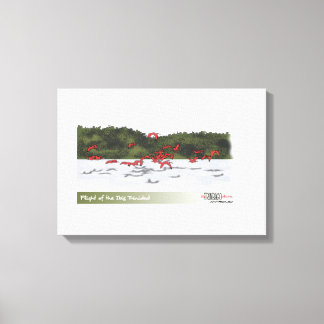 Toile Vol de l'Ibis