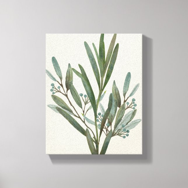 Toile Volage vert I | Un sur quatre (Recto)