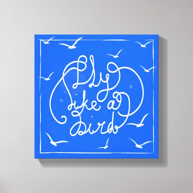 Toile Voler Comme Un Oiseau (Recto)