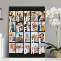 Vous êtes le One Romantic 20 Photo Collage noir