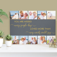Vous êtes Manqués 10 Photo Collage Grey Souvenir