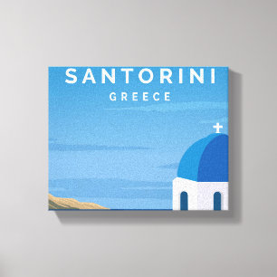 Toile Voyage en Grèce paysage