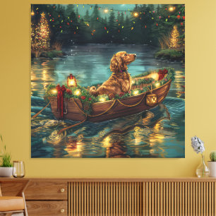 Toile Voyage festif de Noël de la livre afghane
