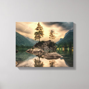 Toile Voyages nature - Montagnes d'eau Paysage