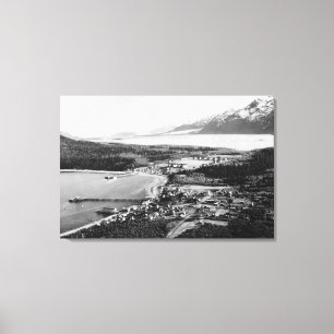 Toile Vue aérienne de Haines, emplacement de l'Alaska d