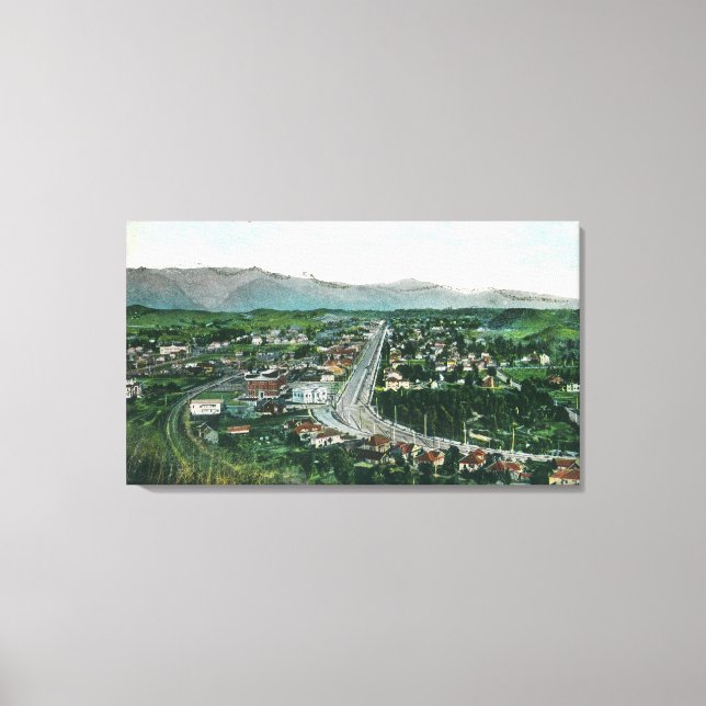 Toile Vue aérienne de Highland Park (Recto)