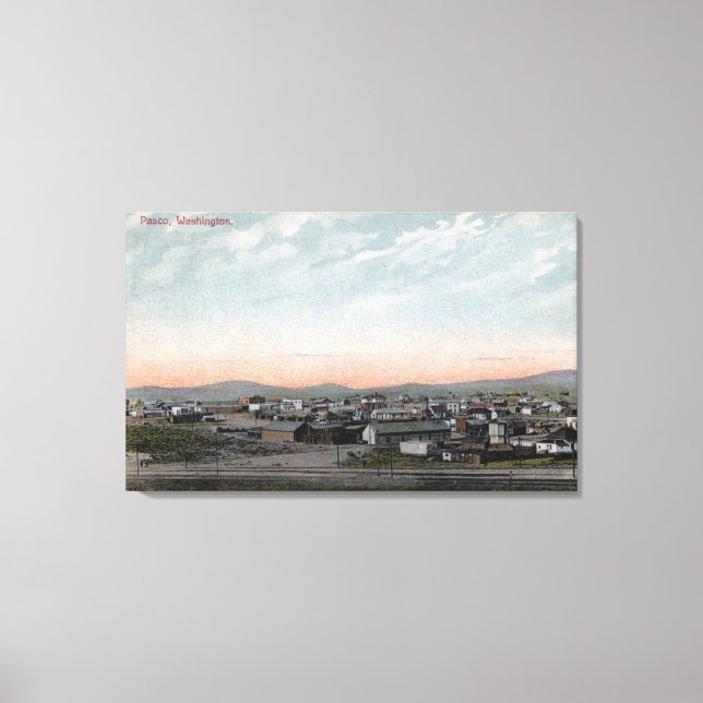 Toile Vue aérienne de la ville 17 (Recto)