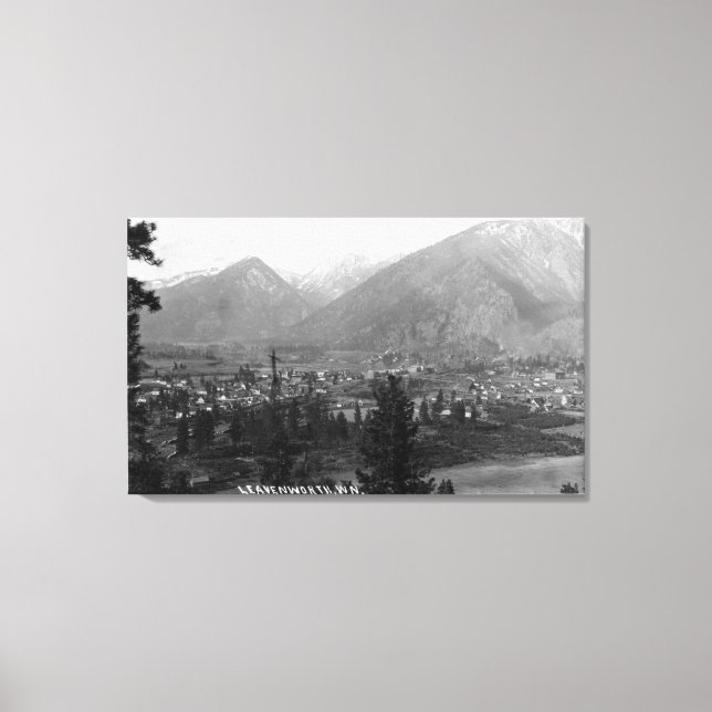 Toile Vue aérienne de la ville 5 (Recto)