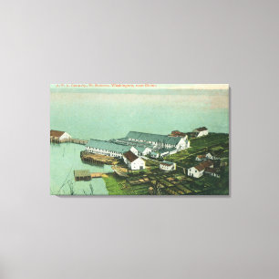 Toile Vue aérienne de p.a. A. Cannery