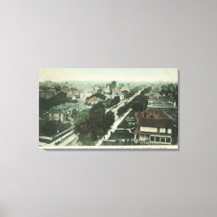 Toile Vue aérienne de Père Noël AveAlameda, CA