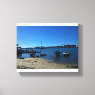 Toile Vue de Balboa Island, Newport Beach, Californie