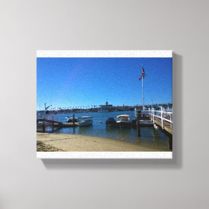 Toile Vue de Balboa Island, Newport Beach, Californie