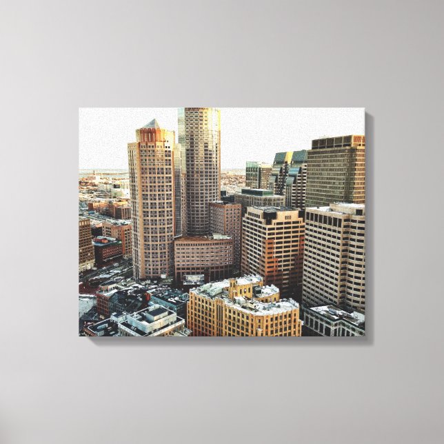 Toile Vue de Boston (Recto)