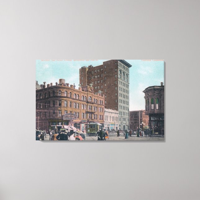 Toile Vue de Broadway, 14th St, San Pablo Ave Junctio (Recto)