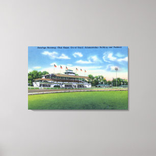 Toile Vue de caniveau de support grand, Chambre de club,
