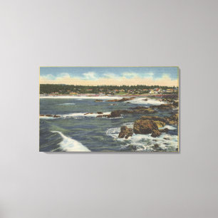 Toile Vue de Carmel Bay depuis Pittoresque Drive