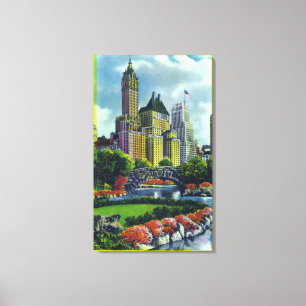 Toile Vue de Central Park de NYC des 5èmes hôtels