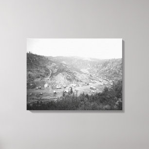 Toile Vue de galène, photographie du Dakota du Sud
