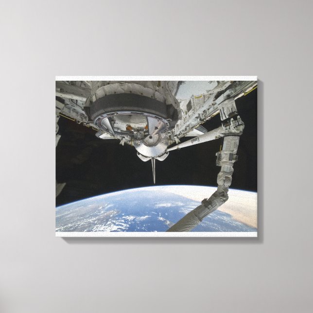 Toile Vue de la découverte de la navette spatiale (Recto)