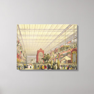 Toile Vue de la nef étrangère de la Grande Exposition o