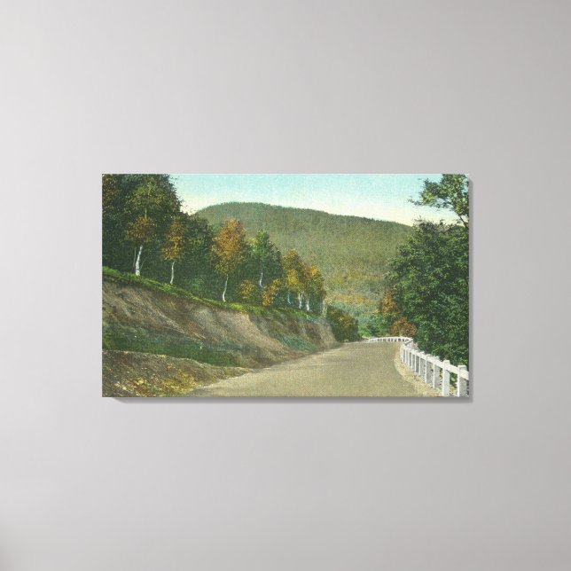 Toile Vue de la piste Mohican (Recto)