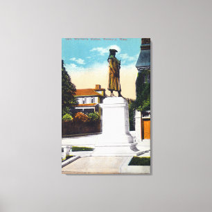 Toile Vue de la statue du général Warren