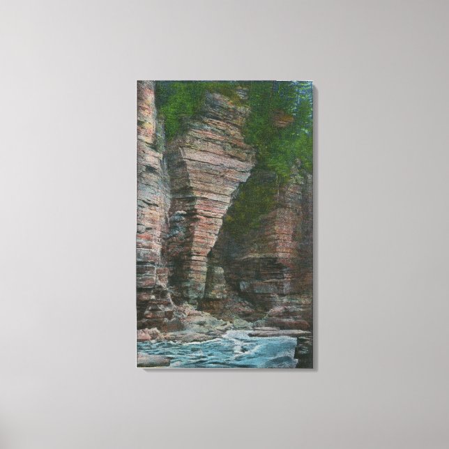 Toile Vue de la tête de l'éléphant (Recto)