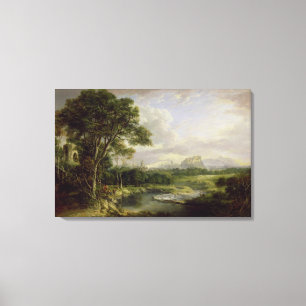 Toile Vue de la ville d'Edimbourg, c.1822 (huile sur le