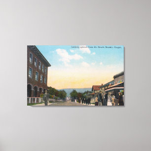 Toile Vue de la ville haute du BeachSeaside, OU