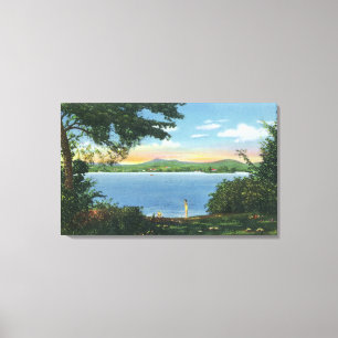 Toile Vue de lac Pontoosuc