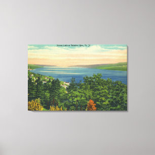 Toile Vue de lac seneca
