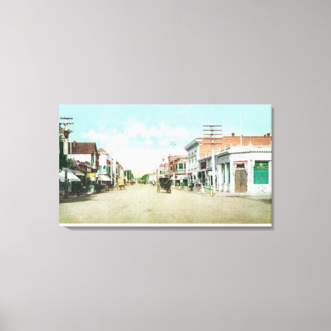 Toile Vue de l'avenue University Palo Alto, CA (Recto)