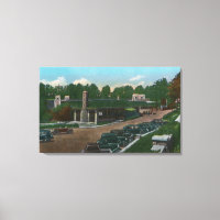 Vue de l'entrée Ausable Chasm