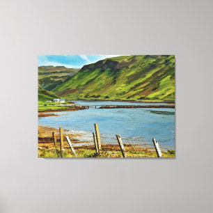 Toile Vue de l'île de Skye Valley