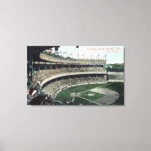 Toile Vue de l'Upper Bleacher sur le terrain de baseball
