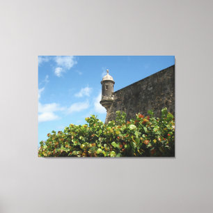 Toile Vue de vieux San Juan, Porto Rico