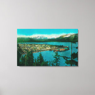 Toile Vue de ville de Seward, AlaskaSeward, AK
