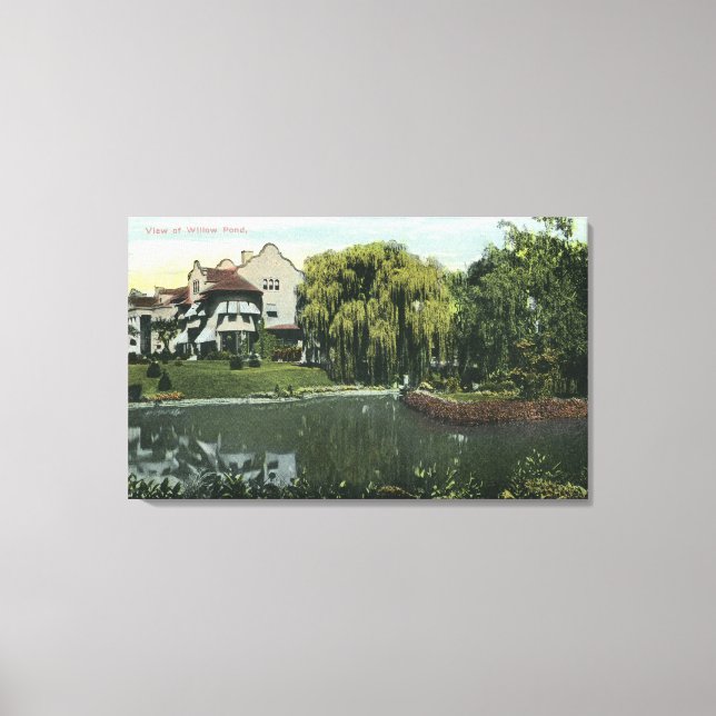 Toile Vue de Willow Pond (Recto)